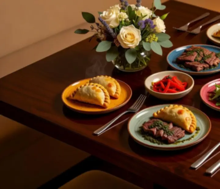 Presentación detallada de un plato gourmet con emplatado artístico